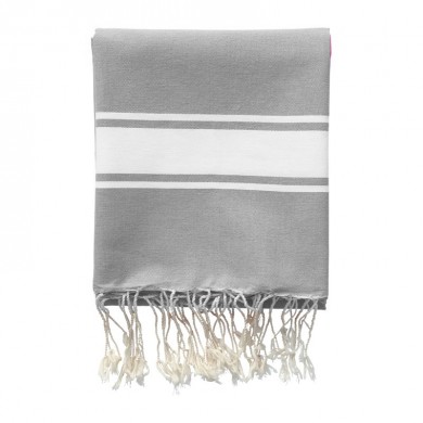 Fouta personnalisable  FRED – Gris foncé