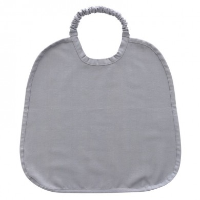 Grand bavoir enfant à personnaliser- ANGELE - taille unique – gris