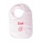 Bavoir bébé personnalisable ARTHUR – rose pâle