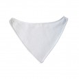 Bavoir bandana bébé personnalisable ARTHUS– blanc