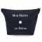 Grande trousse personnalisable DIANE – bleu marine