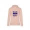 Sweat-Capuche Organic Femme -Rose Pâle