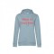 Sweat-Capuche Organic Femme -Bleu Brouillard