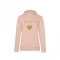 Sweat-Capuche Organic Femme -Rose Pâle