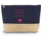 Grande pochette personnalisable OLIVIA – Bleue Marine