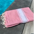 Fouta personnalisable FRED – Rose pâle