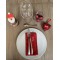 Serviette de table - Rouge