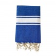 Fouta enfant personnalisable ALEXIA – bleu foncé