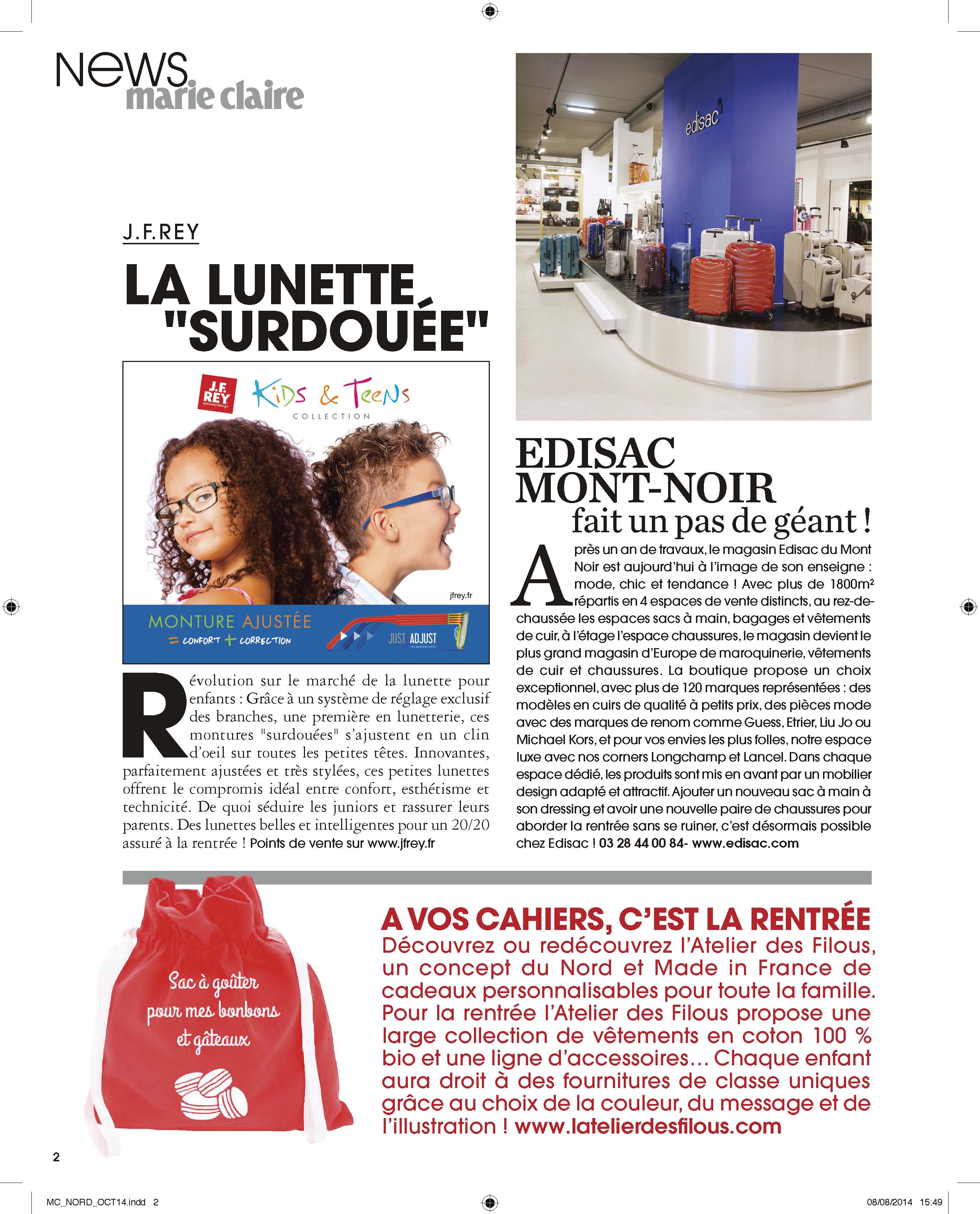 Marie Claire - Octobre 2014